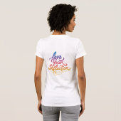 Love Your Reflection Women's Bella Canvas Tシャツ (裏面フル)
