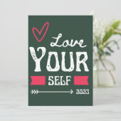 Love Yourselfの招待 – Self-Love Decor Kussion 招待状 (スタンド正面)