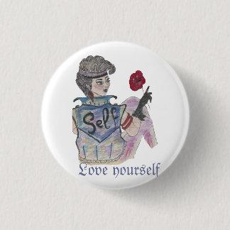 「Love Yourself」エンパワーメントボタン 缶バッジ