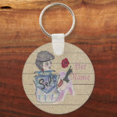 「Love Yourself」カスタマイズ可能なキーチェーンダブルサイド キーホルダー (裏面)