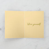 Love yourself カード (内部)