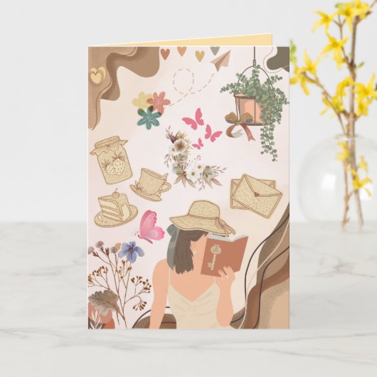 Love yourself カード (黄色い花)