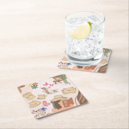 Love yourself  スクエアペーパーコースター