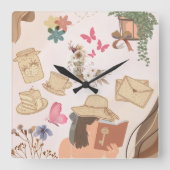 Love yourself  スクエア壁時計 (正面)