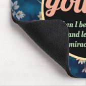 Love Yourself -ヴィンテージフローラデザイン マウスパッド (コーナー)