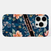 Love Yourself -ヴィンテージフローラデザイン Case-Mate iPhoneケース (裏面 (横))