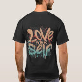 Love Yourself -感動的 Girl'sのTシャツ Tシャツ (裏面)