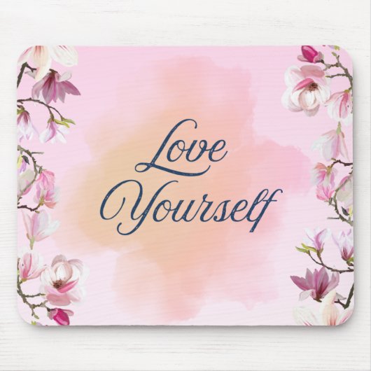 Love Yourself Aesthetic Mousepad マウスパッド (正面)