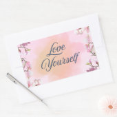 Love Yourself Aesthetic Sticker 長方形シール (封筒)