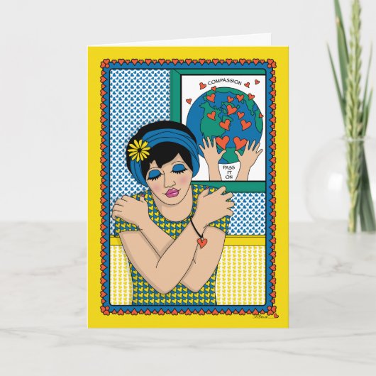 Love Yourself_B_グリーティングカード カード (正面)