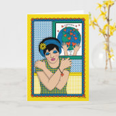 Love Yourself_B_グリーティングカード カード (黄色い花)