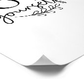 Love Yourself - Boho Minimalist Motivational ポスター (角)