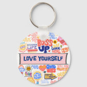 LOVE YOURSELF BOOS UP KEYCHAIN キーホルダー (裏面)