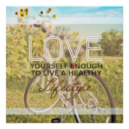Love Yourself Enough Motivational Poster ポスター