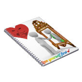 Love Yourself First やる気を起こさせる Notebook | 自己L ノートブック (右側)