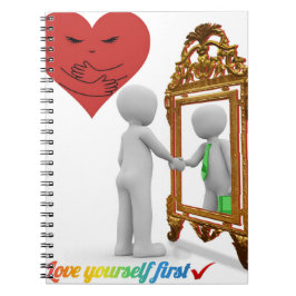 Love Yourself First やる気を起こさせる Notebook | 自己L ノートブック