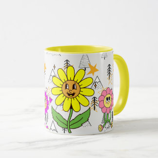 love yourself Funny Smiley Face Cool Design マグカップ