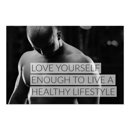 Love Yourself Motivational Poster ポスター (正面)