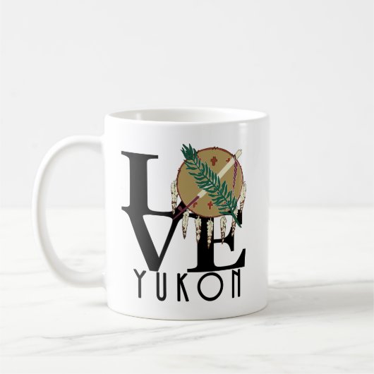 LOVE Yukon Oklahoma 11oz コーヒーマグカップ (左)