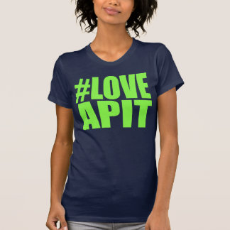 #LOVEAPITの女性の緑のレーサー-他の色の効力 Tシャツ