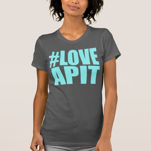 #LOVEAPITの女性の黄色のレーサー-他の色の効力 Tシャツ (正面)