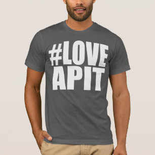 #LOVEAPITメンズオウムのTシャツ-他は利用できる着色します Tシャツ
