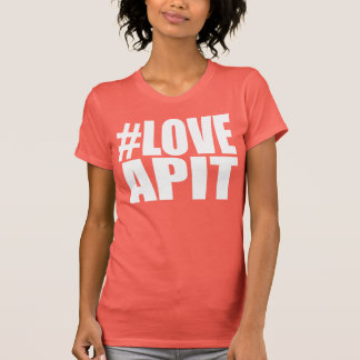 #LOVEAPIT女性オウムTシャツ – その他の色を使用 Tシャツ