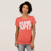 #LOVEAPIT女性オウムTシャツ – その他の色を使用 Tシャツ (正面フル)