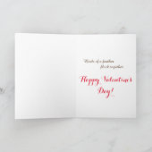 Lovebird Cardinal Rule Valentine's Day Card シーズンカード (内部)
