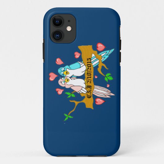 Lovebirds iPhoneケース Case-Mate iPhoneケース (裏面)