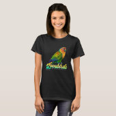 Lovebirds LOVE Bird Love Birds Lovebird Bird Tシャツ (正面フル)