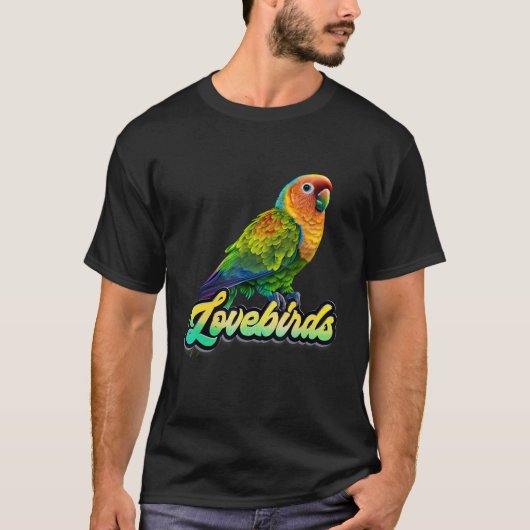 Lovebirds LOVE Bird Love Birds Lovebird Bird Tシャツ (正面)