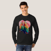 Lovebirds Parrot  Lovebird Exotic Birds Bird Tシャツ (正面フル)