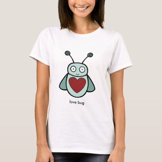 LoveBugの愛虫のTシャツ Tシャツ (正面)