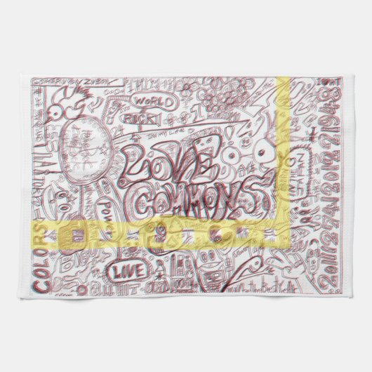 LOVECOMMONS　タオル キッチンタオル (横)