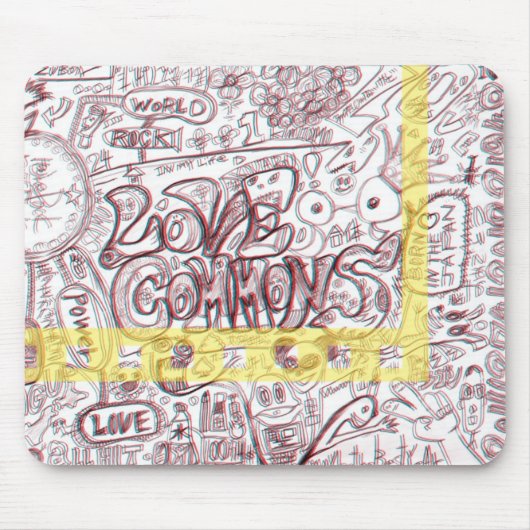 LOVECOMMONS　マウスパッド マウスパッド (正面)