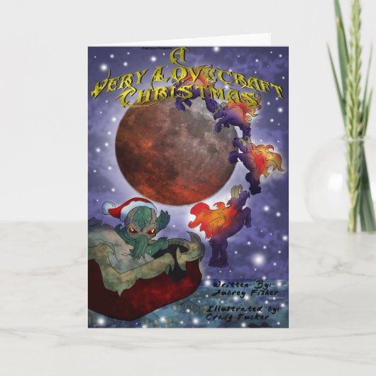 Lovecraftの非常にクリスマス シーズンカード (正面)