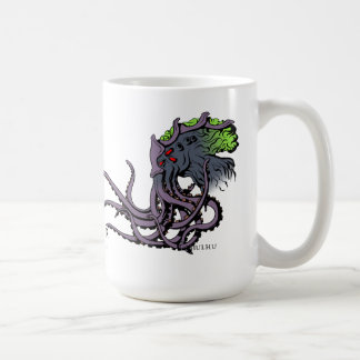 Lovecraftianのしゃれているなマグ: Cthulhu色インク コーヒーマグカップ