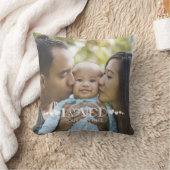 LOVEDフォトハート パーソナライズされた クッション (ブランケット)