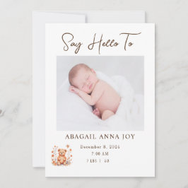 Loved Beyond Measureベビー発表 招待状