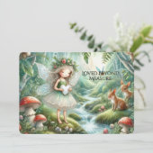 Loved Beyond Measure Whimsical Fairy Woodland Card シーズンカード (スタンド正面)