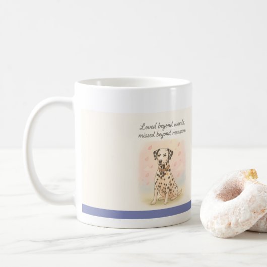 Loved Beyond Words Mug by Tina Tran コーヒーマグカップ (ドーナツ)
