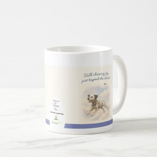 Loved Beyond Words Mug by Tina Tran コーヒーマグカップ (正面右)