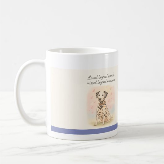 Loved Beyond Words Mug by Tina Tran コーヒーマグカップ (左)