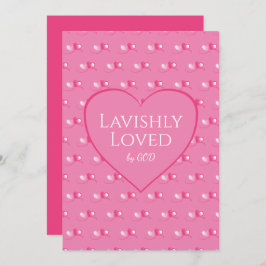 LOVED BY GODピンクハートカスタムバレンタインデー