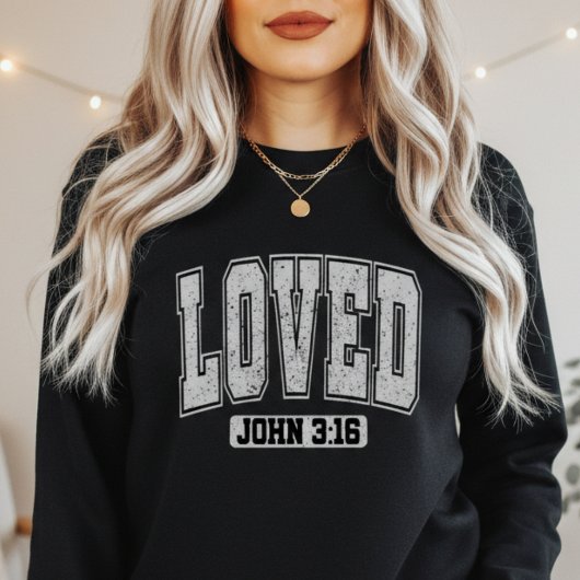 LOVED John 3:16 Christian Bible Verse valentine  Tシャツ