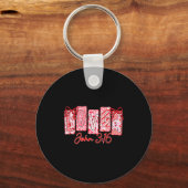 Loved John 3 16 Christian Loves Valentine's Day Go キーホルダー (正面)