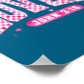 Loved John 3 16 Christian Loves Valentine's Day Go ポスター (角)