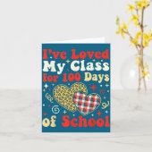 Loved My Cl For 100 Days Of School Valentines Day  カード (黄色い花)