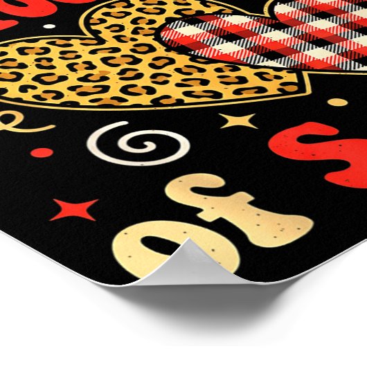 Loved My Cl For 100 Days Of School Valentines Day  ポスター (角)